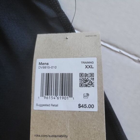 Nike Men Black Dri Fit Shirt Size XXL - Picture 4 of 8